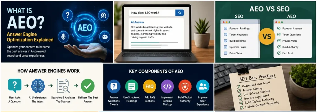 What Is AEO Answer Engine Optimization Explained