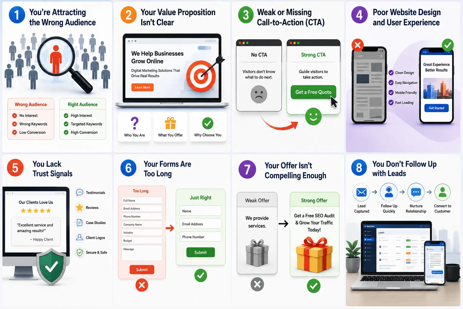 Why Your Website Gets Traffic But No Leads