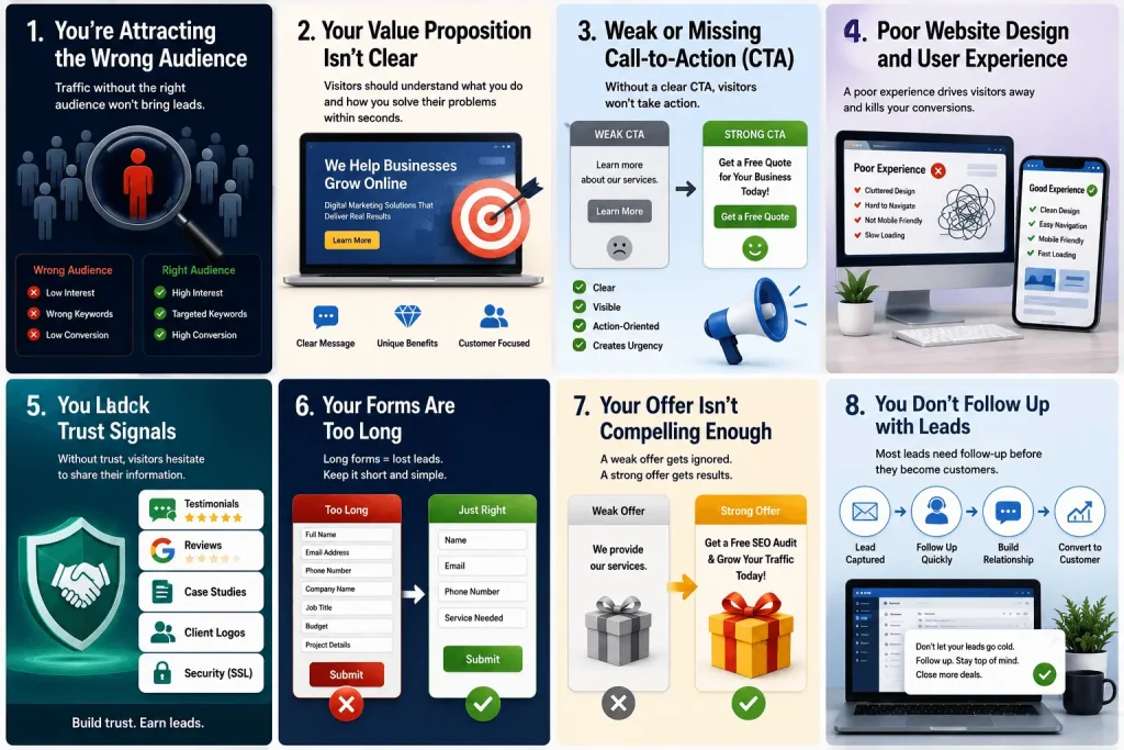 Why Your Website Gets Traffic But No Leads